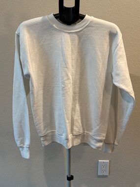 Hanes Men's Crewneck Sweatshirt in White